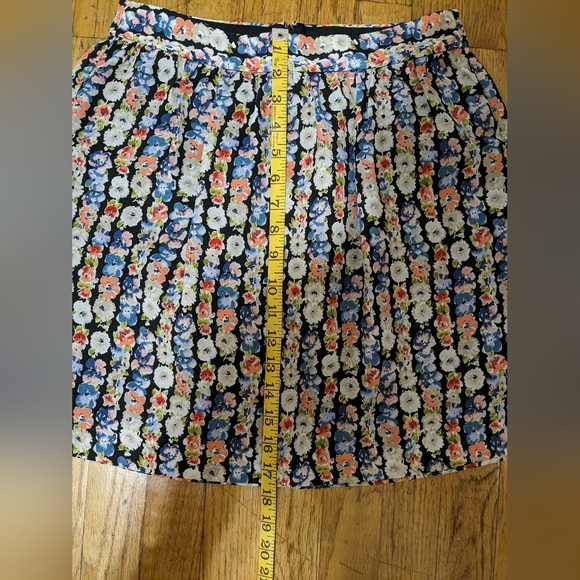 J.Crew Mercantile Floral Skirt Sz 0 - Picture 5 of 6